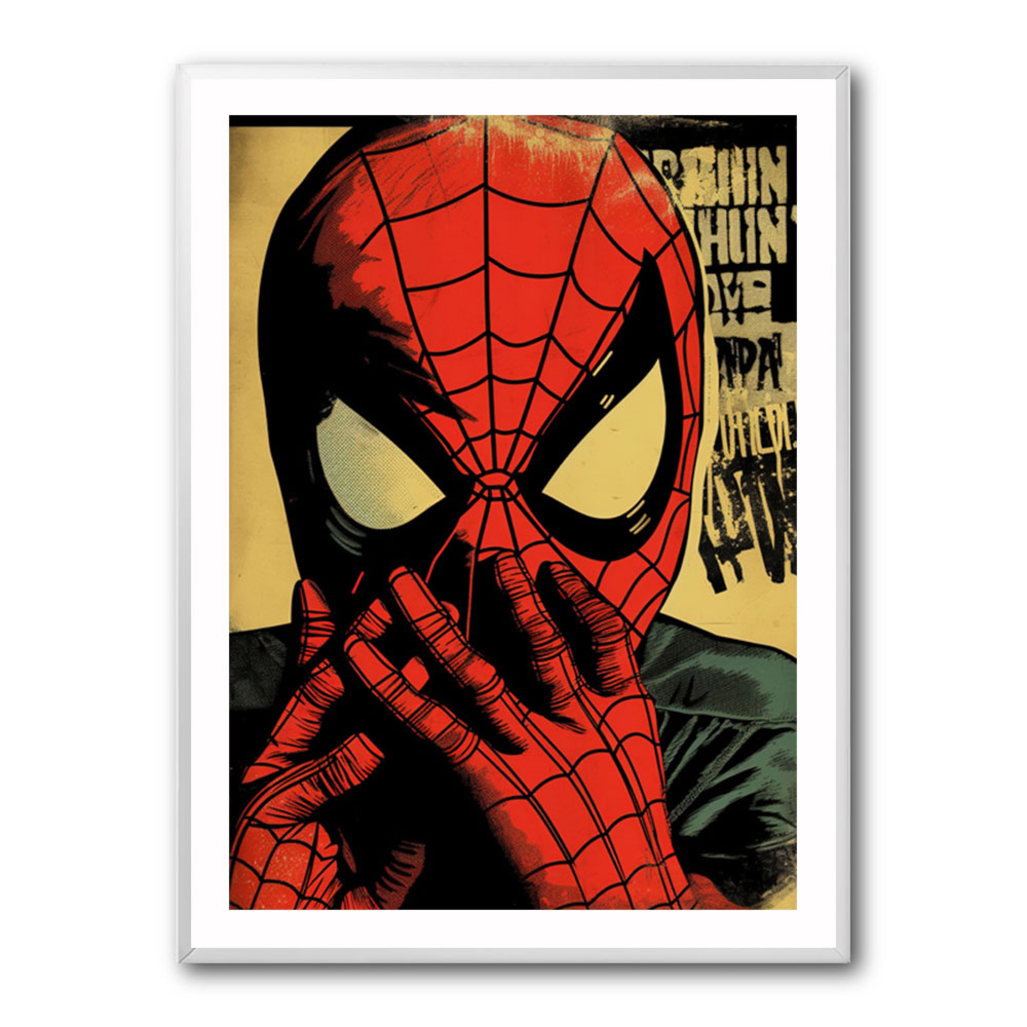 Spiderman Grunge Pop 1 Wall Art spiderman-grunge-pop-1-wall-art
